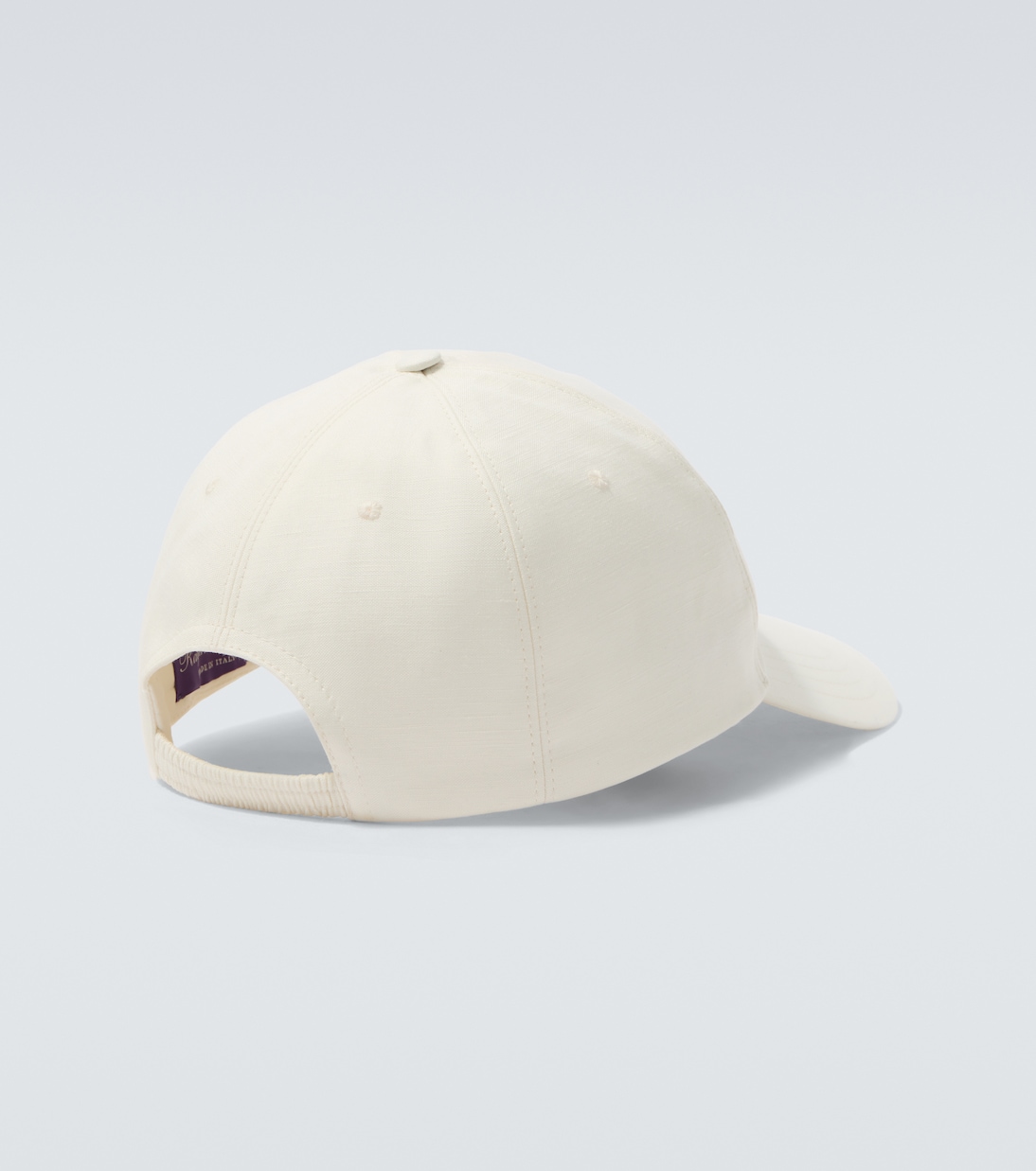 Cappello da baseball in canvas con logo | Ralph Lauren Purple Label