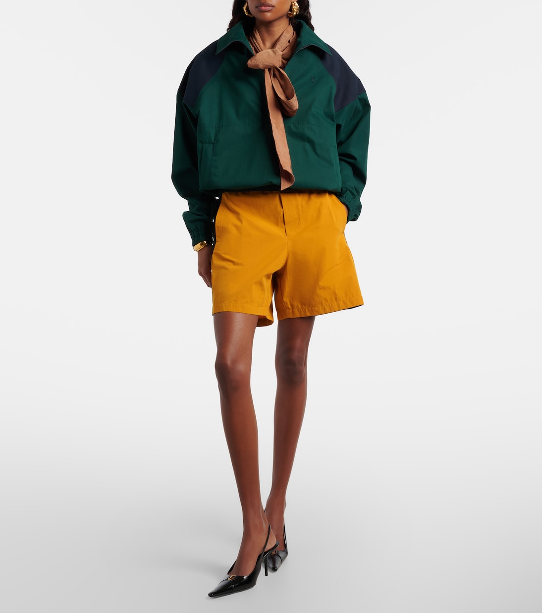 Cassandre cotton Bermuda shorts | Saint Laurent