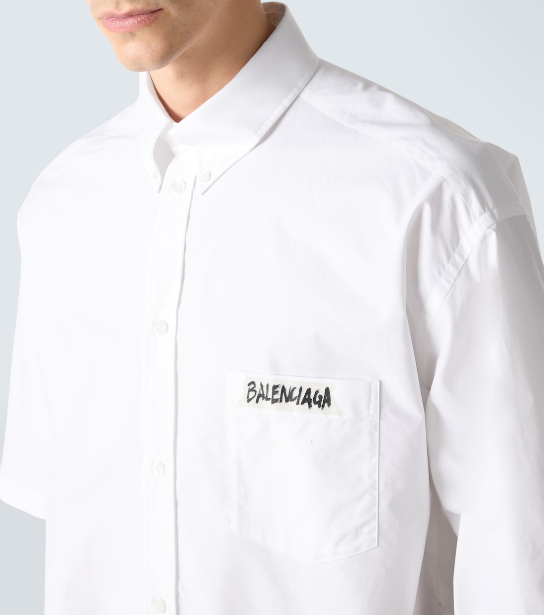 Hemd Masking Tape aus Baumwollpopeline | Balenciaga