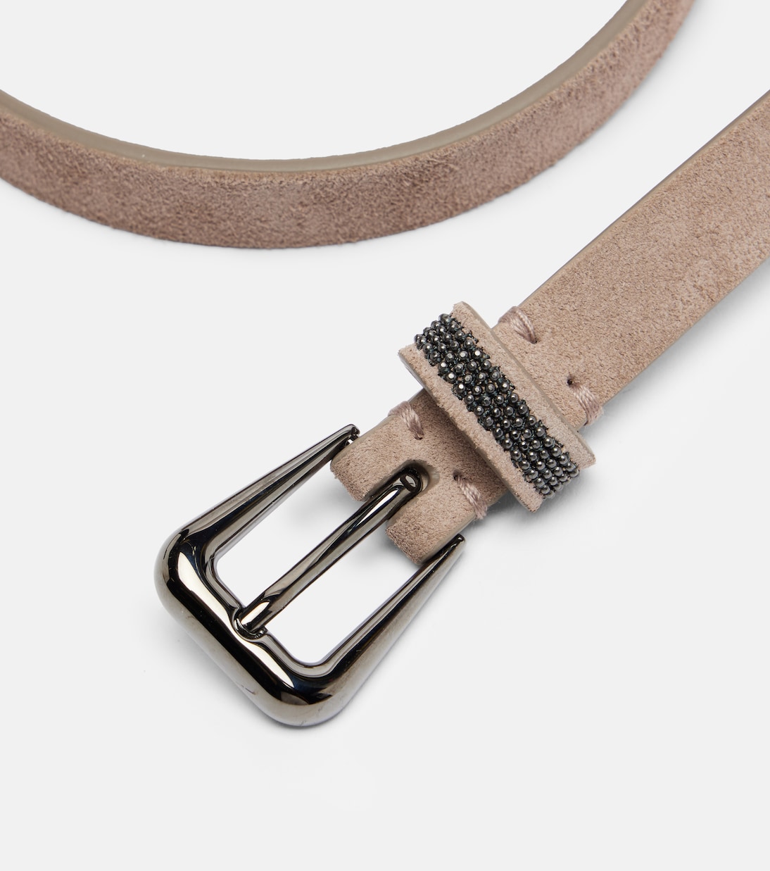 Monili suede belt | Brunello Cucinelli