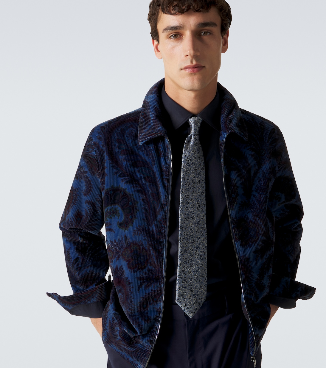 Paisley silk tie | Etro