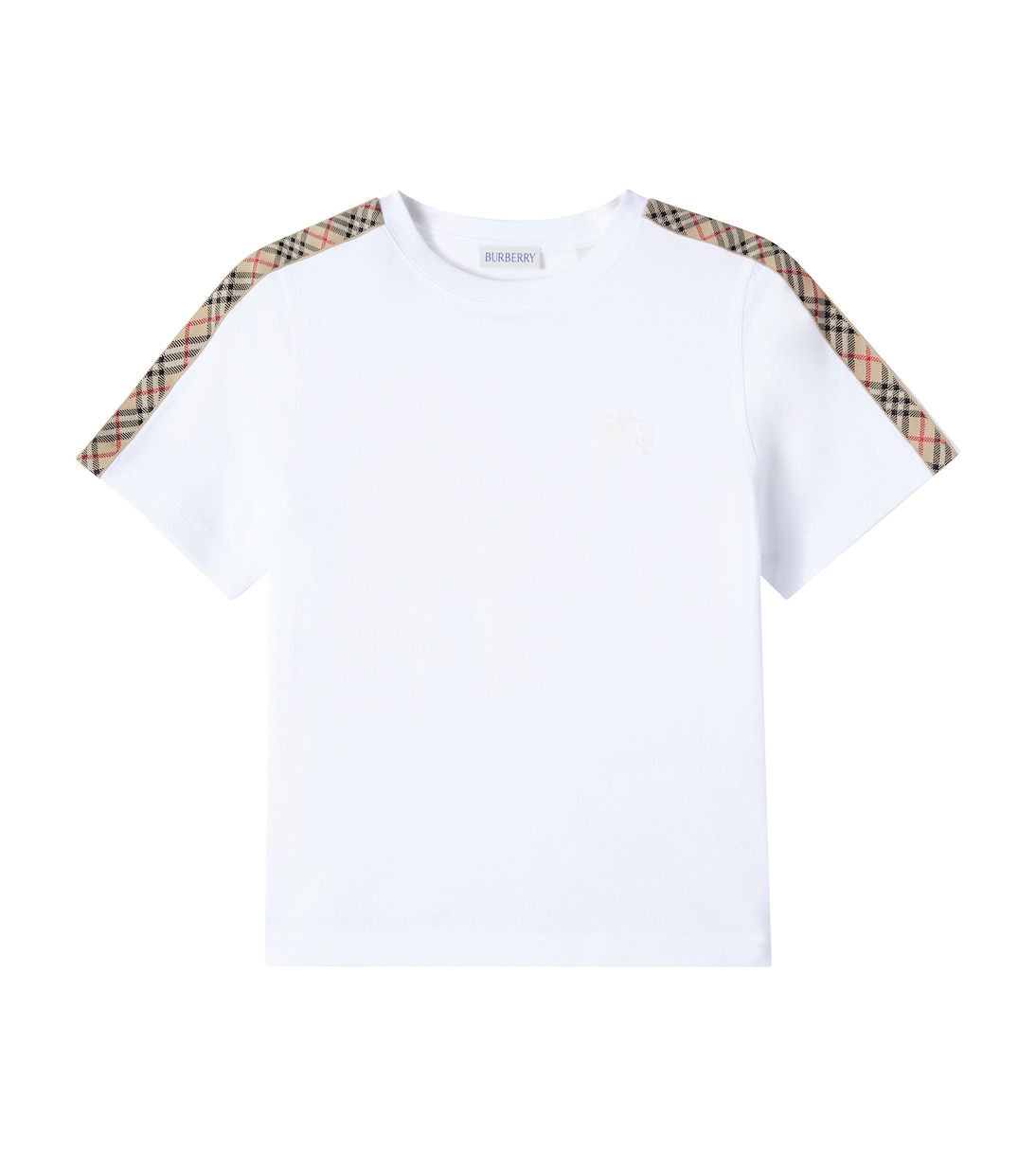 T-shirt Burberry Check en coton | Burberry Kids