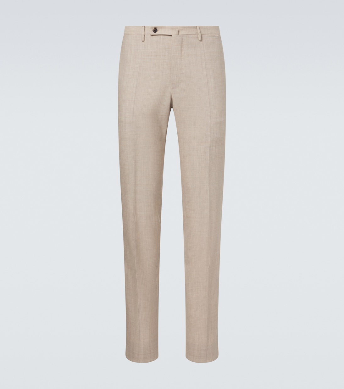 Virgin wool slim pants | Slowear