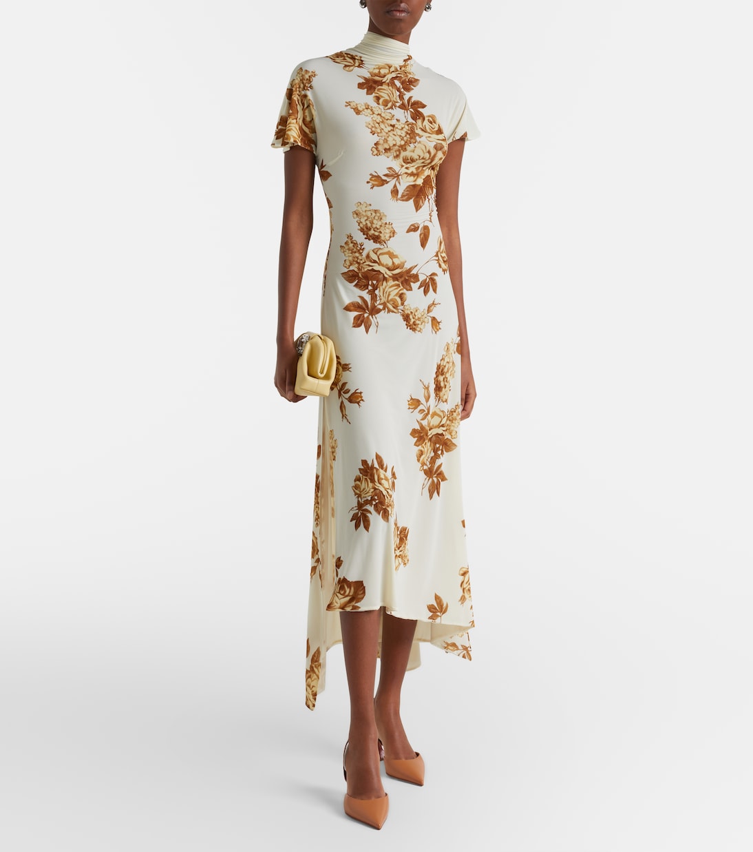 Slingback-Pumps Holli 70 aus Leder | Amina Muaddi