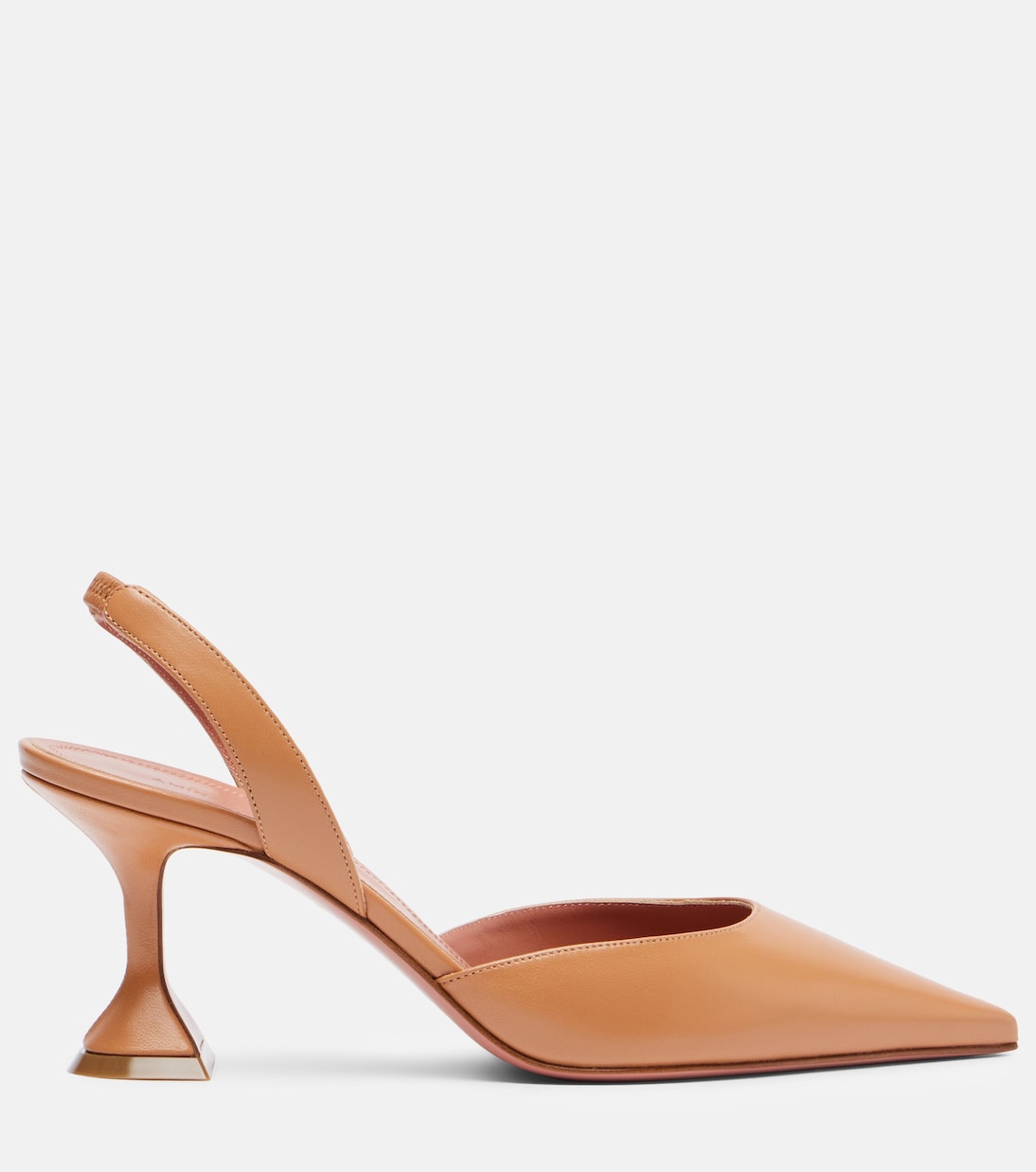 Slingback-Pumps Holli 70 aus Leder | Amina Muaddi