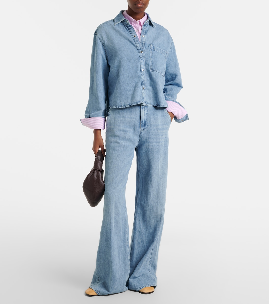 Jeans anchos de denim | 7 For All Mankind