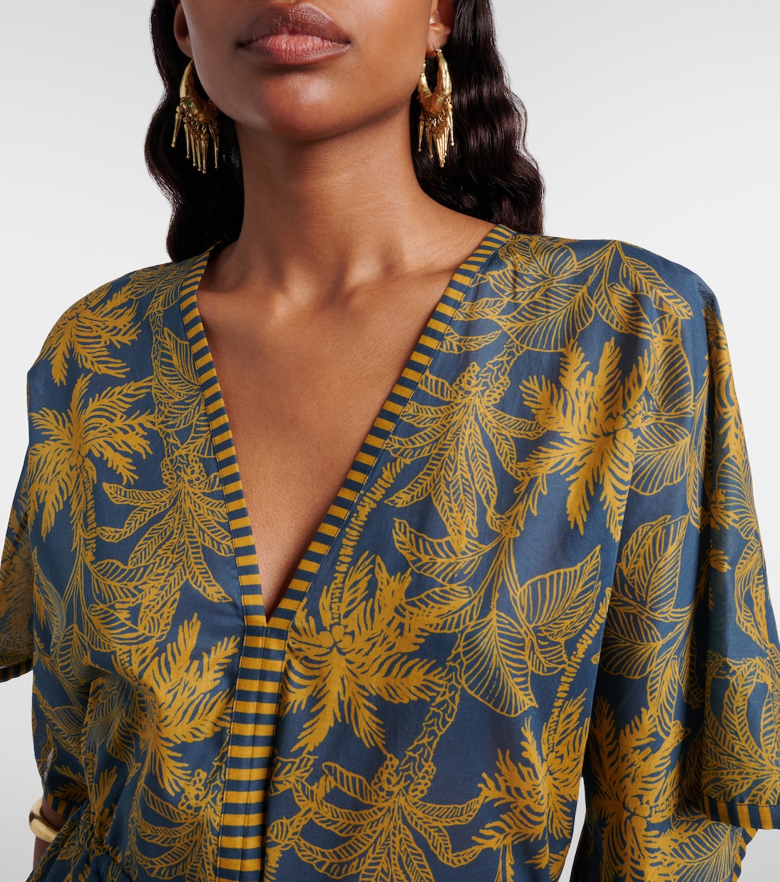 Peninsule cotton voile minidress | Eres