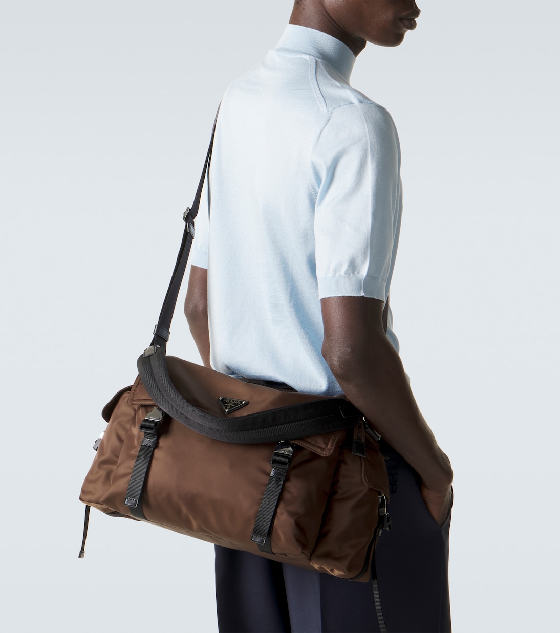 Messenger Bag Prada Explore aus Re-Nylon | Prada