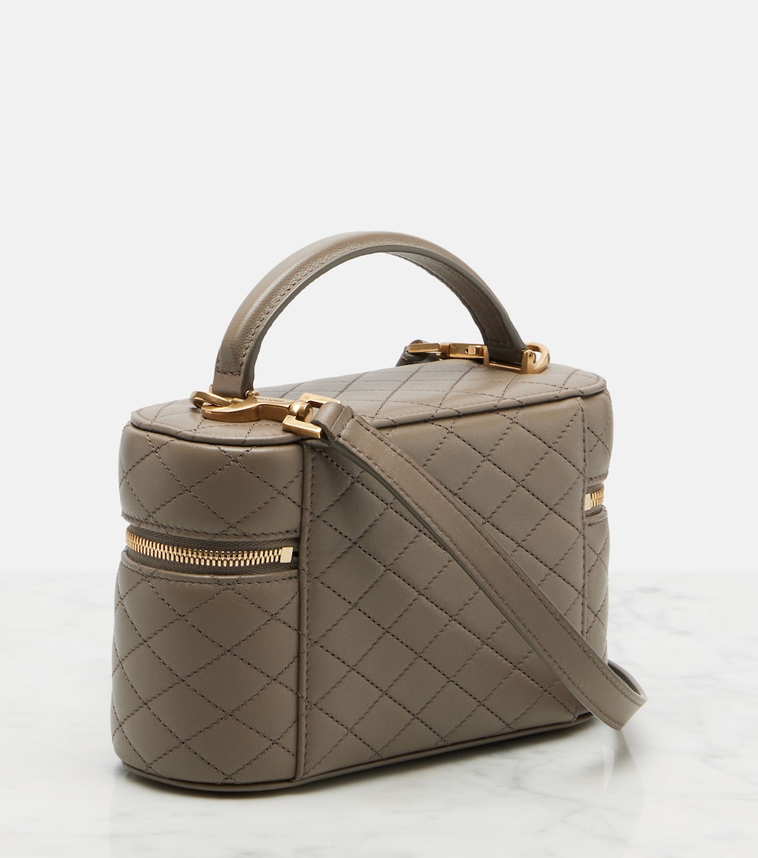 Sac vanity Gaby en cuir matelassé | Saint Laurent