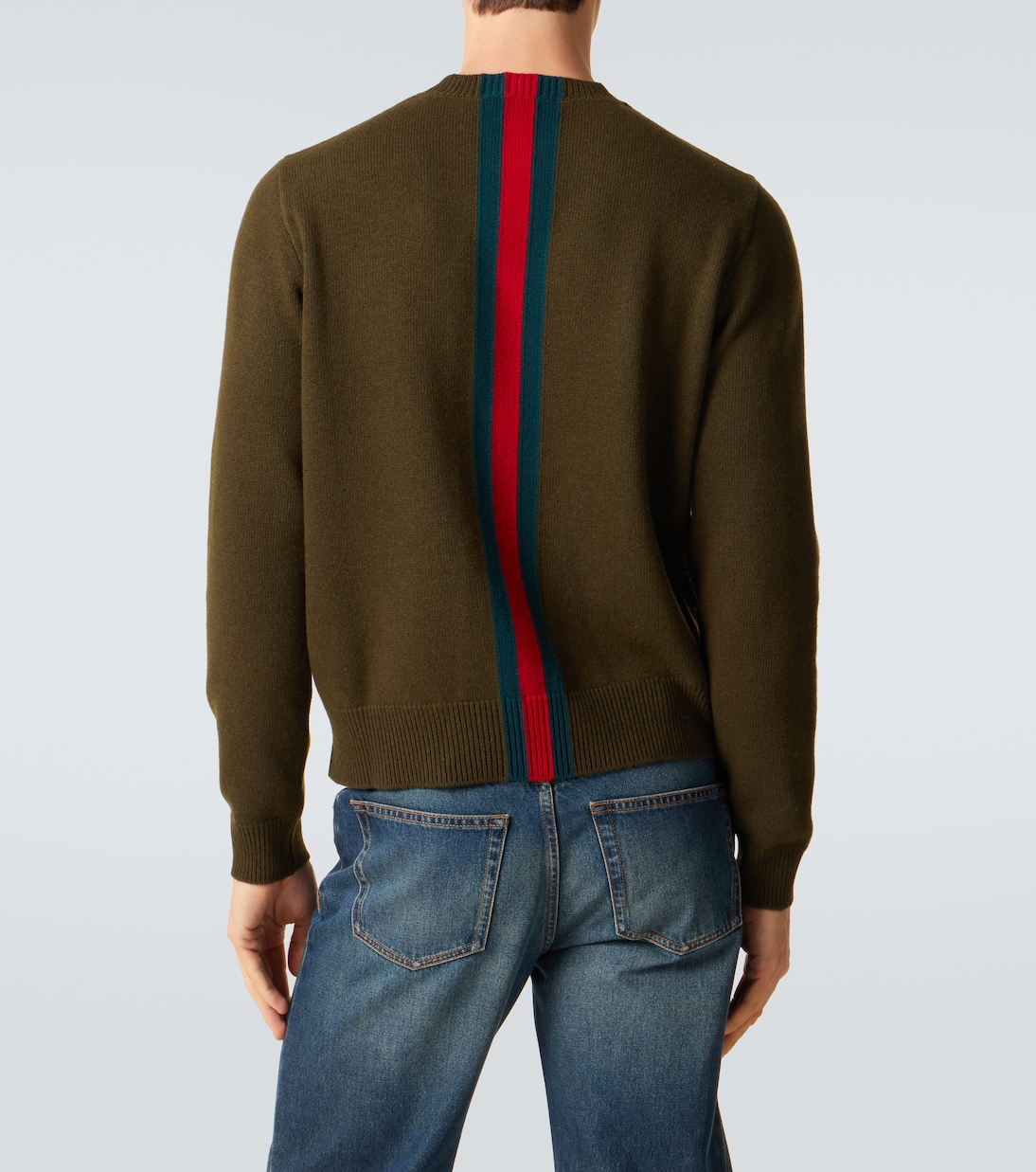 Pullover Web Stripe aus Wolle | Gucci