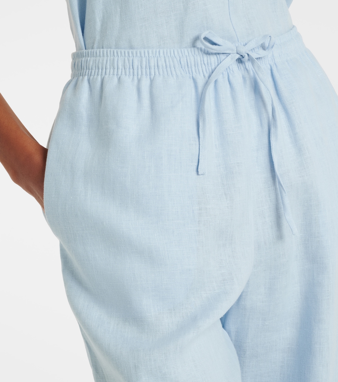 Weite Hose Aurelia aus Leinen | Asceno