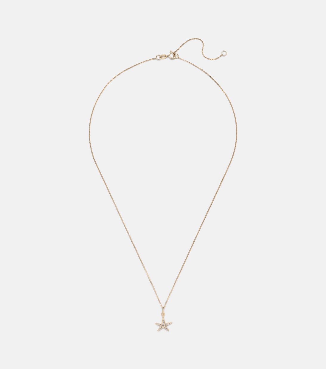Collier Lucky Starfish en or 14 ct et diamants | Stone and Strand