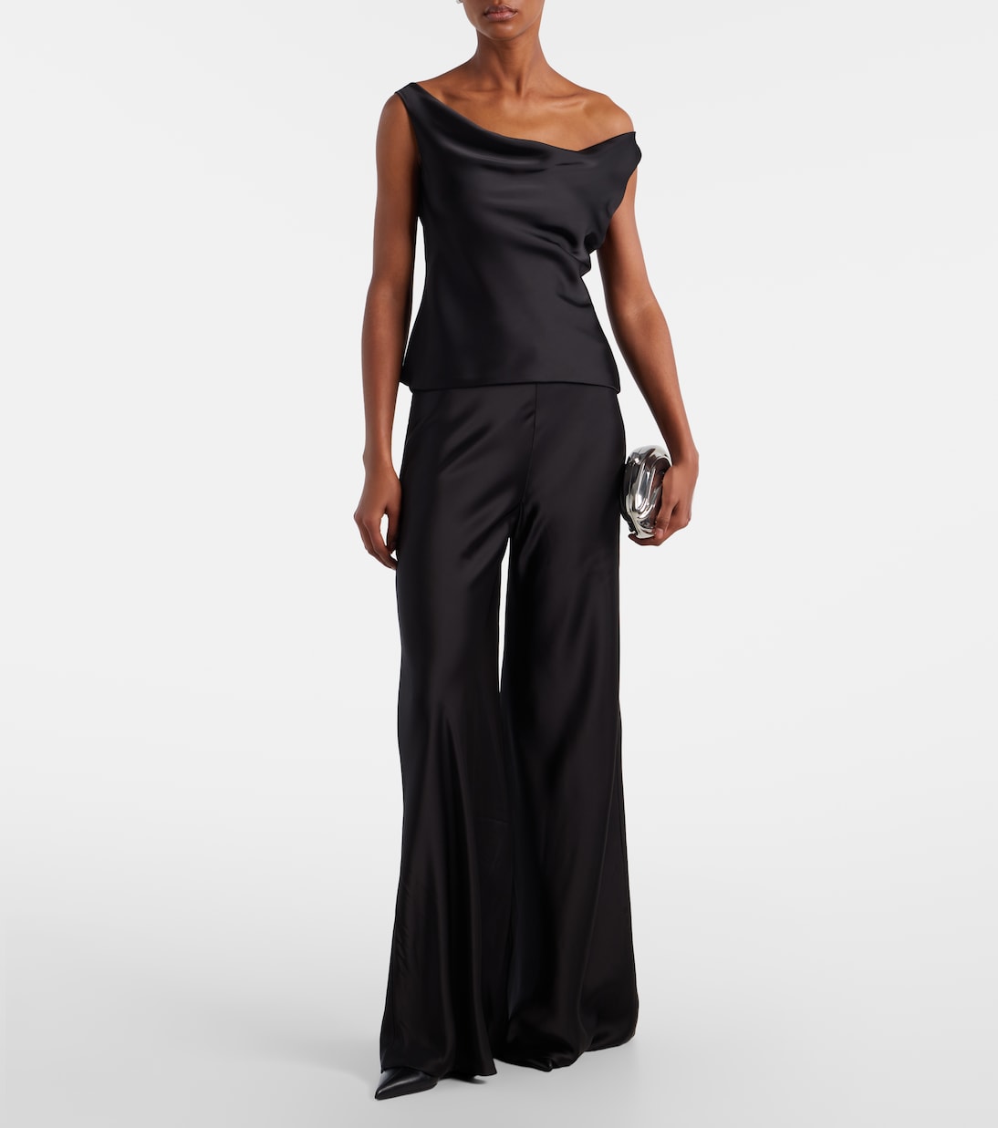 Weite Hose aus Satin | Norma Kamali