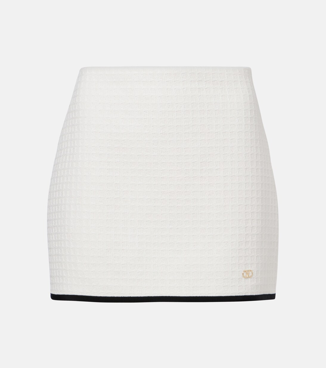 Cotton tweed miniskirt | Valentino