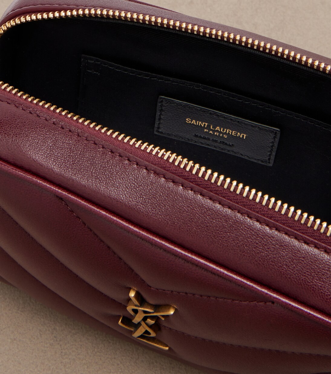 Loulou Mini quilted leather camera bag | Saint Laurent