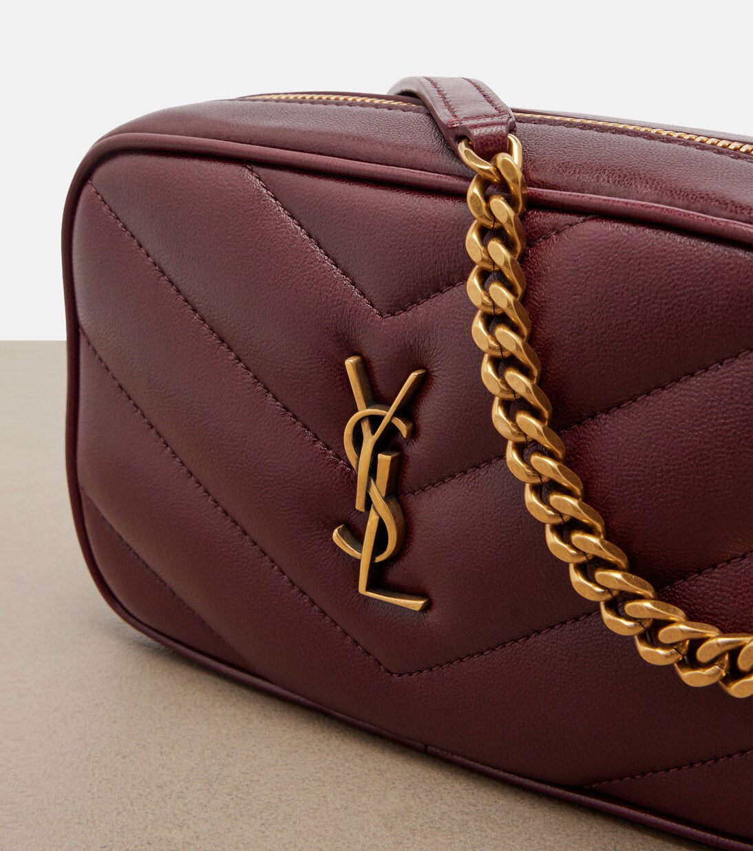 Loulou Mini quilted leather camera bag | Saint Laurent