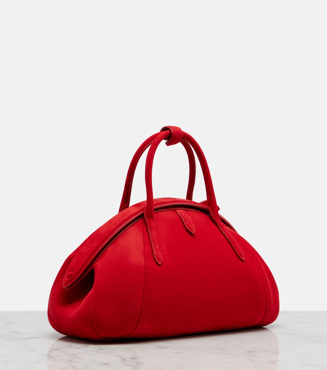 Purse Small suede top-handle bag | Alaïa