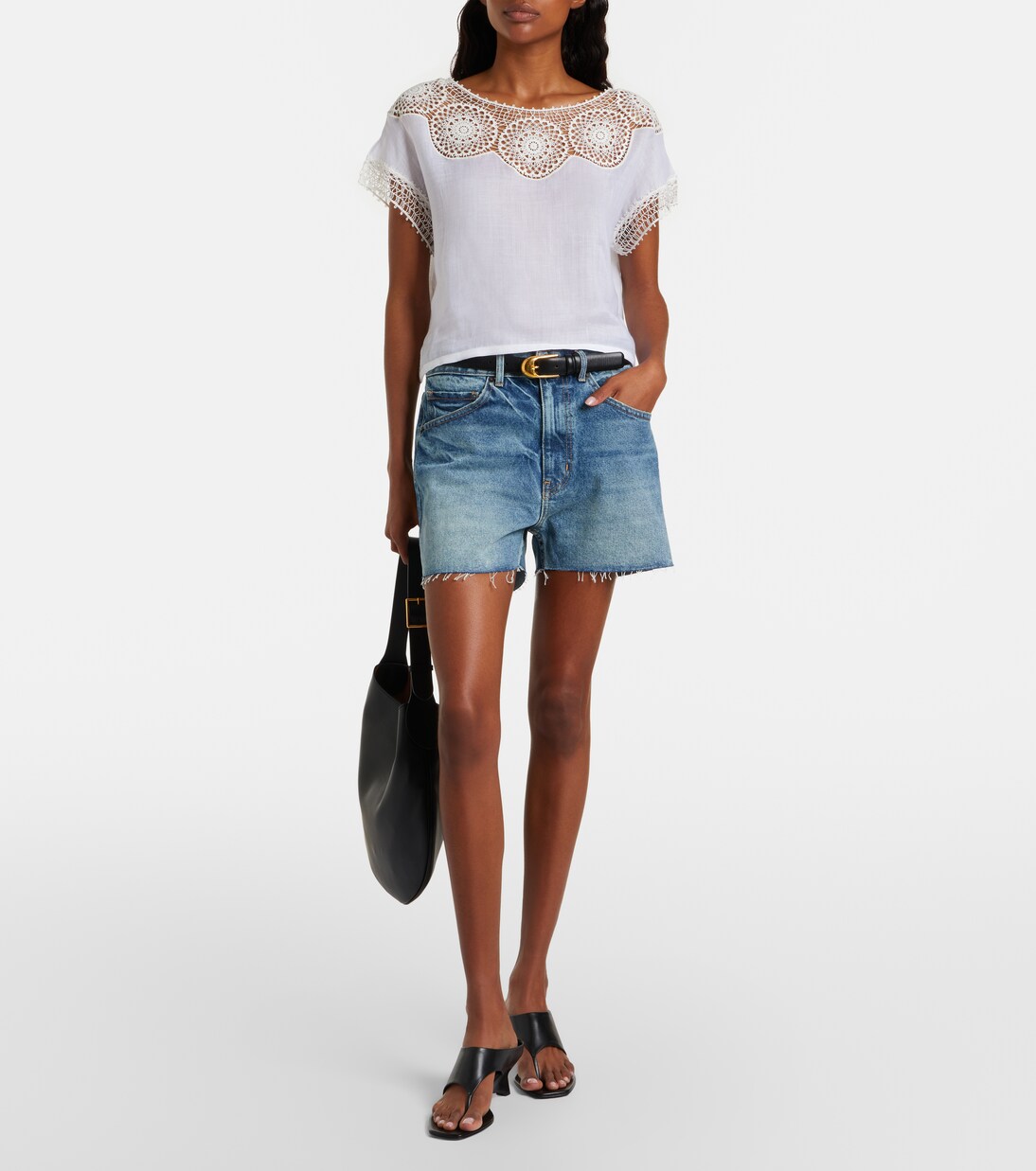 Cobain denim shorts | Nili Lotan