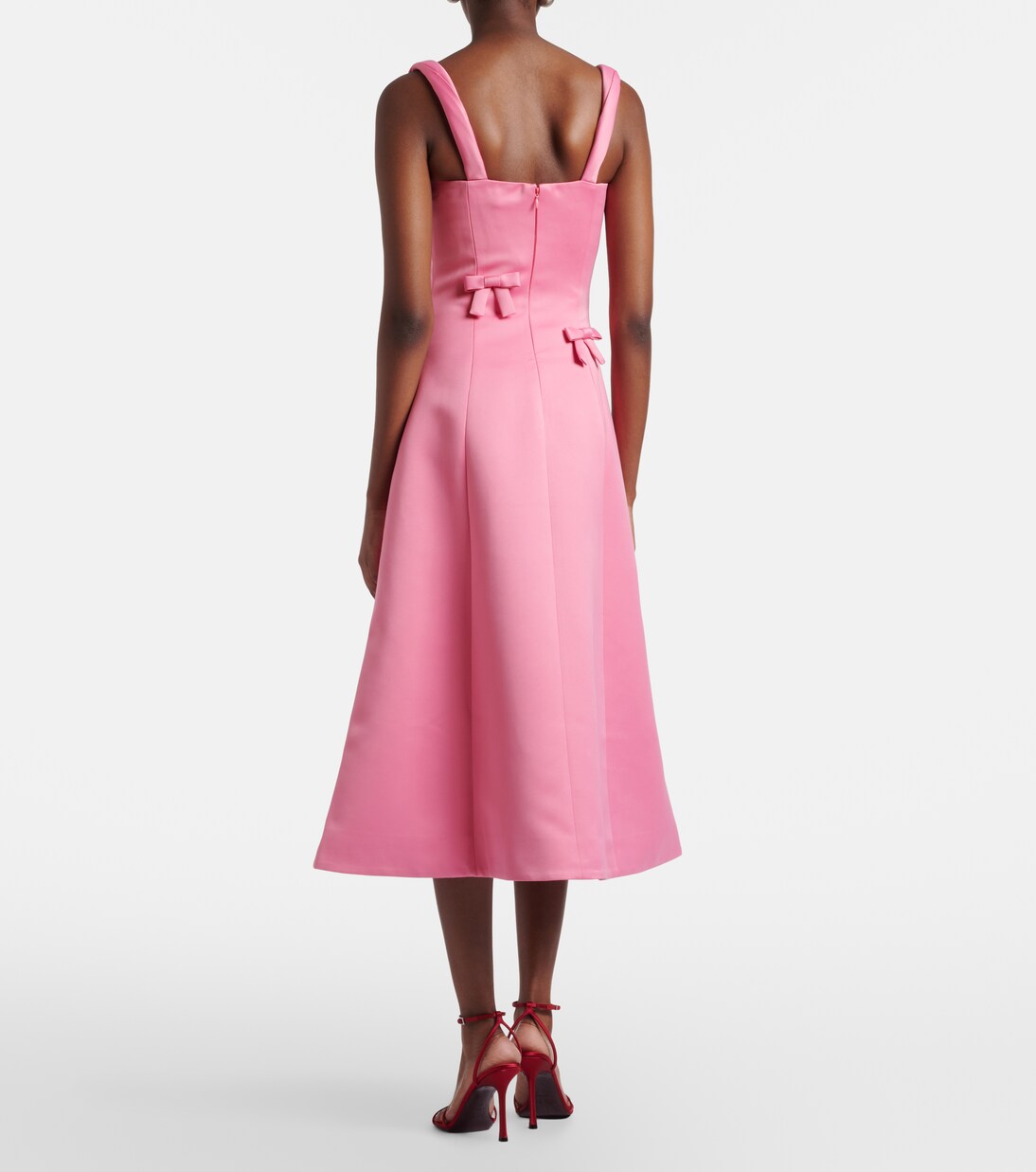 Beatrice bow-detail midi dress | Leo Lin
