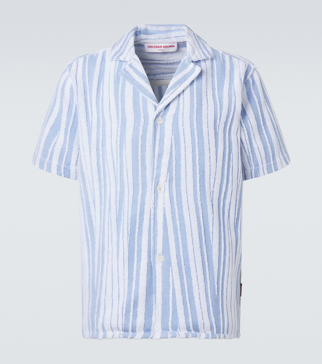 Howel striped cotton toweling shirt | Orlebar Brown