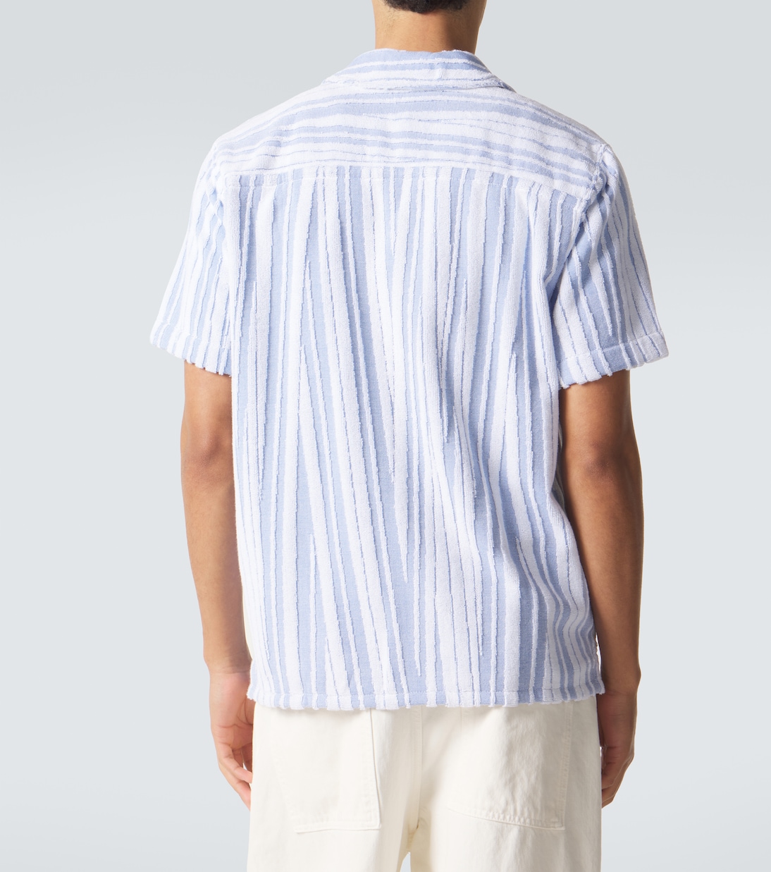Howel striped cotton toweling shirt | Orlebar Brown