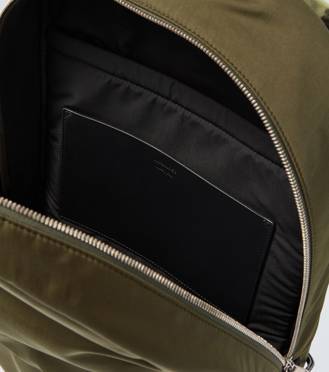 Sac à dos à finitions en cuir | Jil Sander