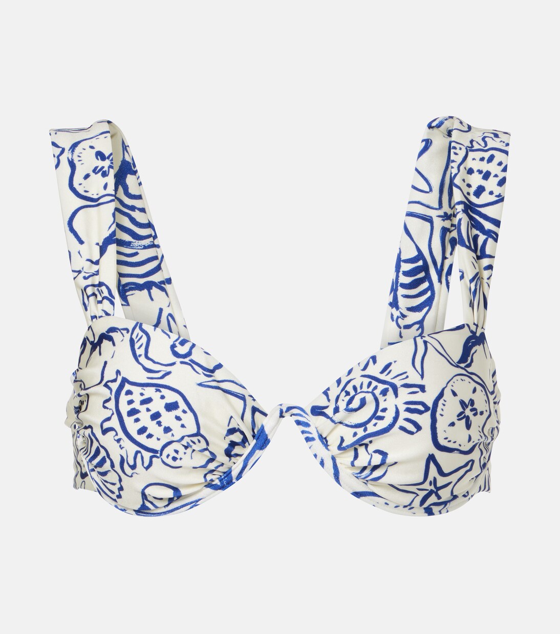 Anniston printed bikini top | Simkhai
