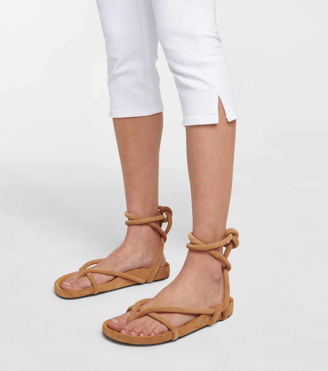 Jean raccourci Le High Pedal Pusher à taille haute | Frame