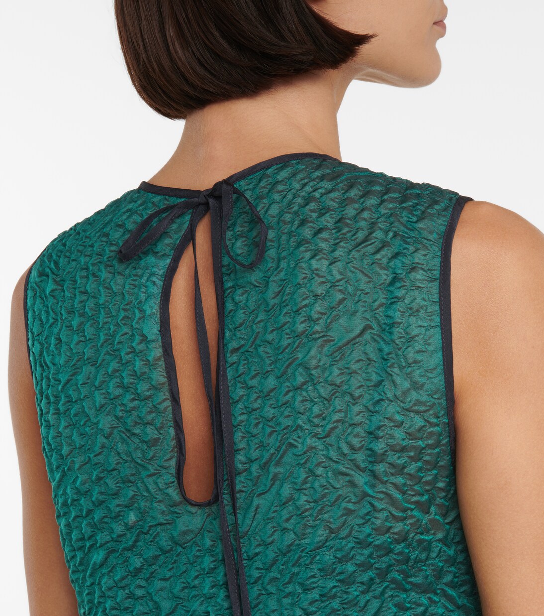 Mini-robe en soie mélangée cloquée | Victoria Victoria Beckham