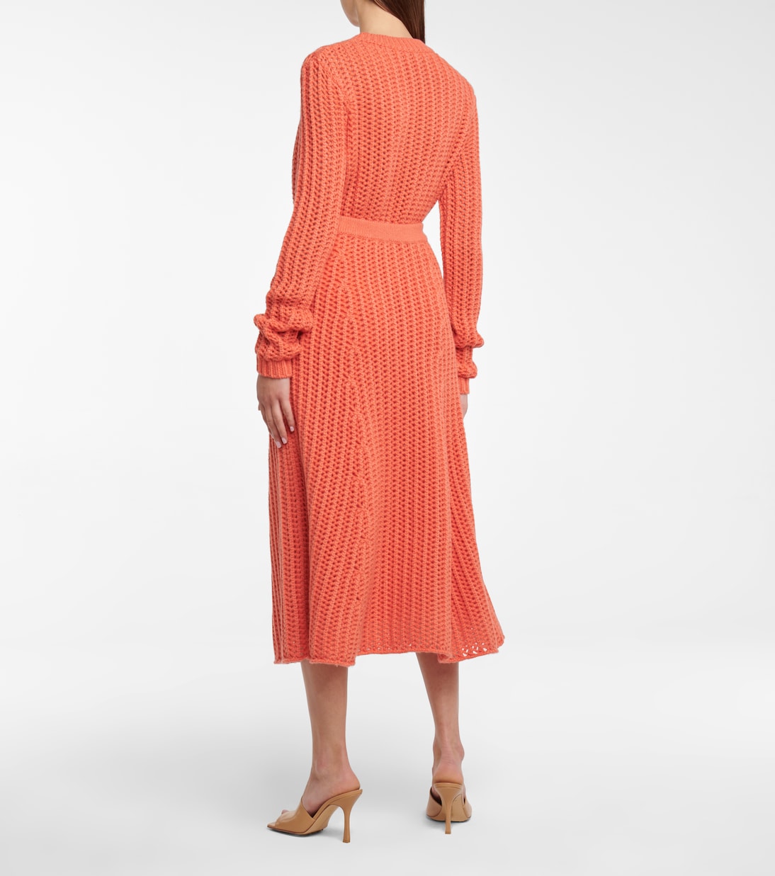 Pablo bouclé-knit cashmere midi skirt | Gabriela Hearst