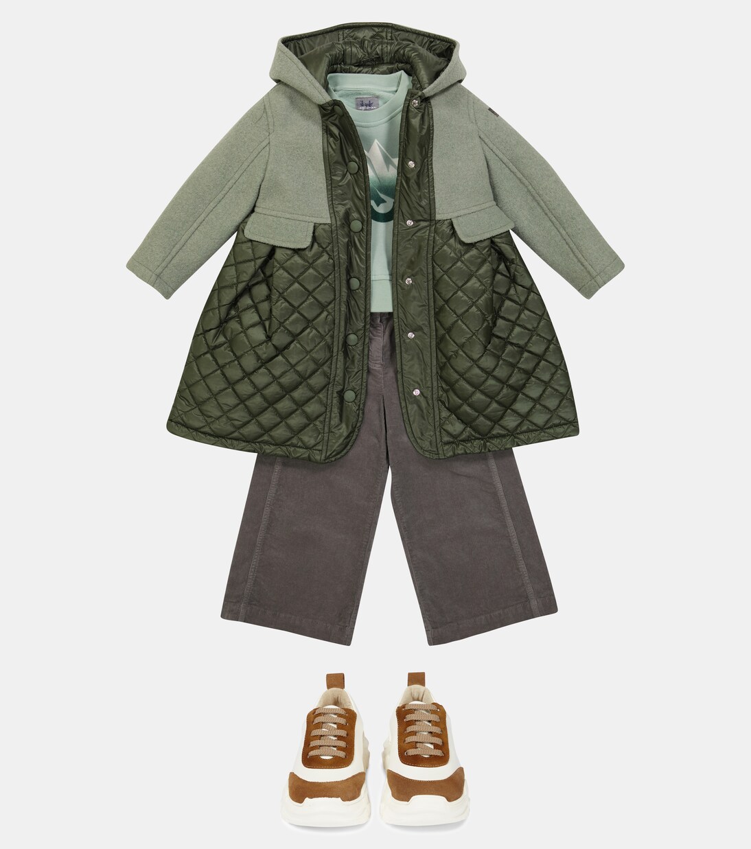 Sweat-shirt imprimé en coton | Il Gufo