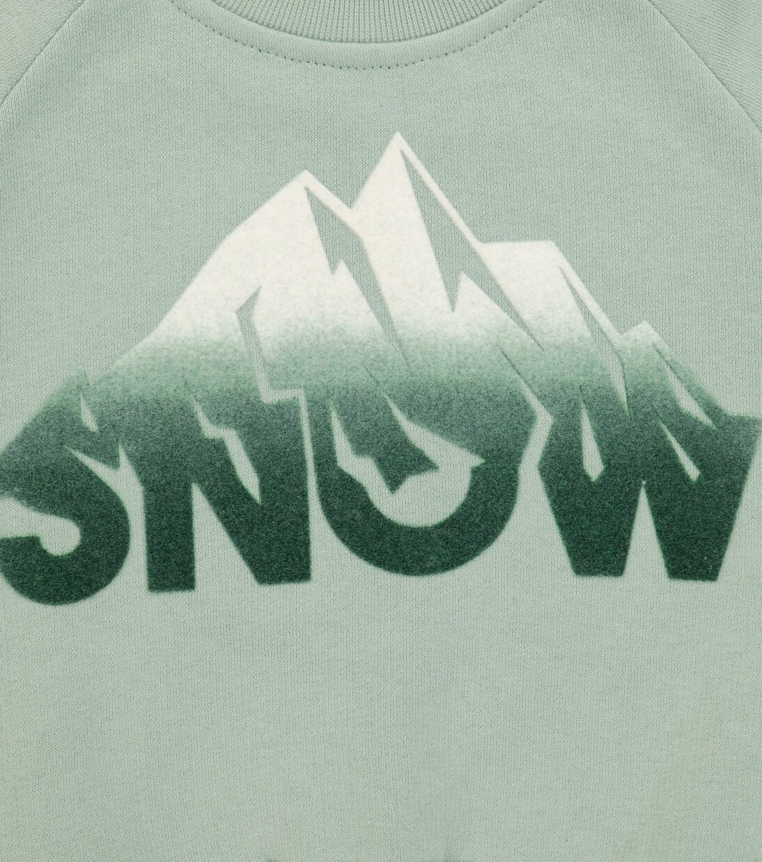 Sweat-shirt imprimé en coton | Il Gufo