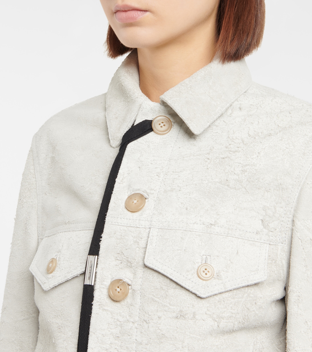 Jacke Anne aus Veloursleder | Ann Demeulemeester