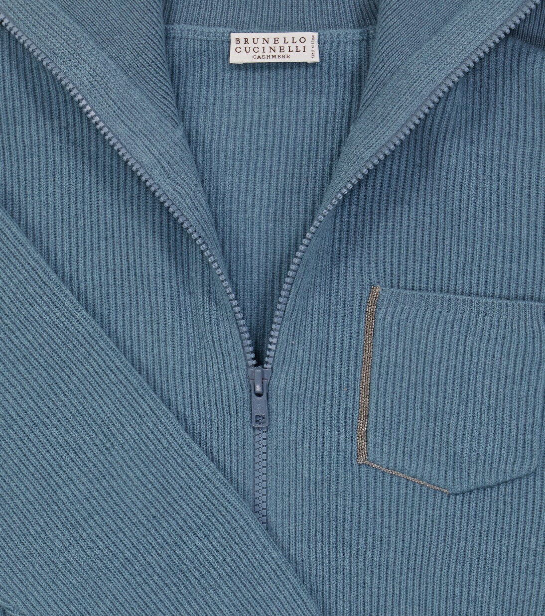 Zipped cashmere cardigan | Brunello Cucinelli Kids