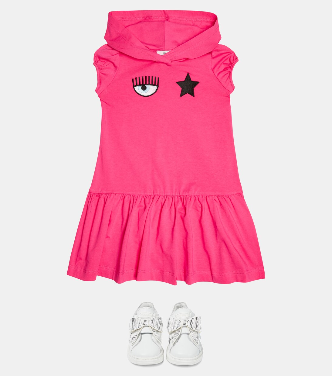 x Chiara Ferragni hoodie dress | Monnalisa
