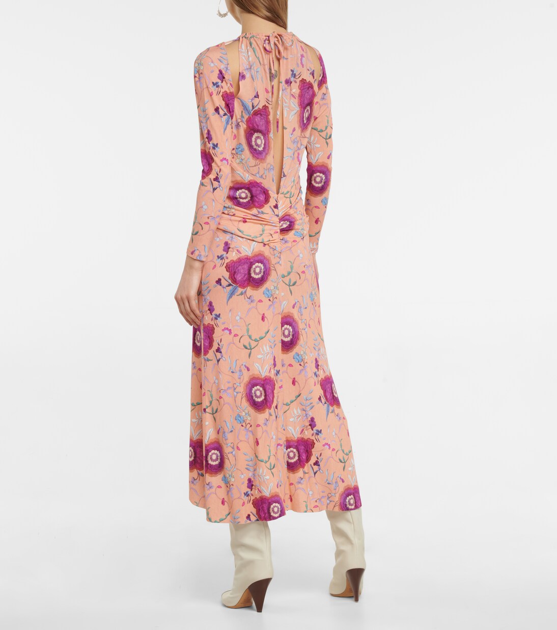 Robe midi Jadessi à fleurs | Isabel Marant