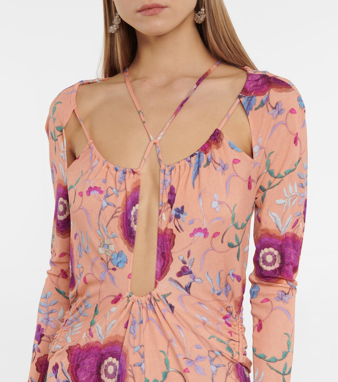 Robe midi Jadessi à fleurs | Isabel Marant