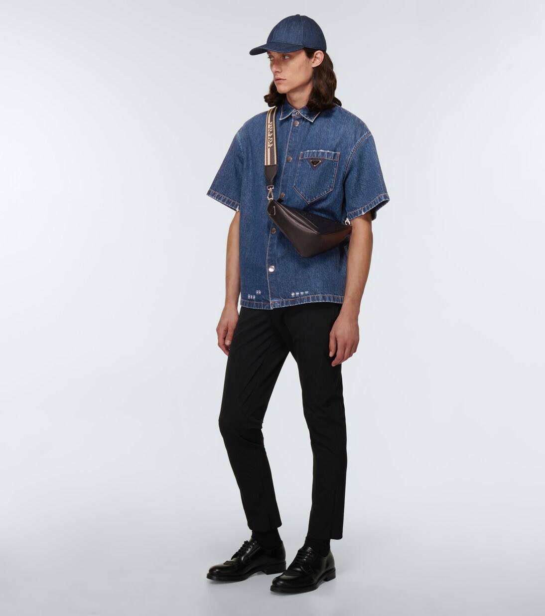 Hemd aus Denim | Prada