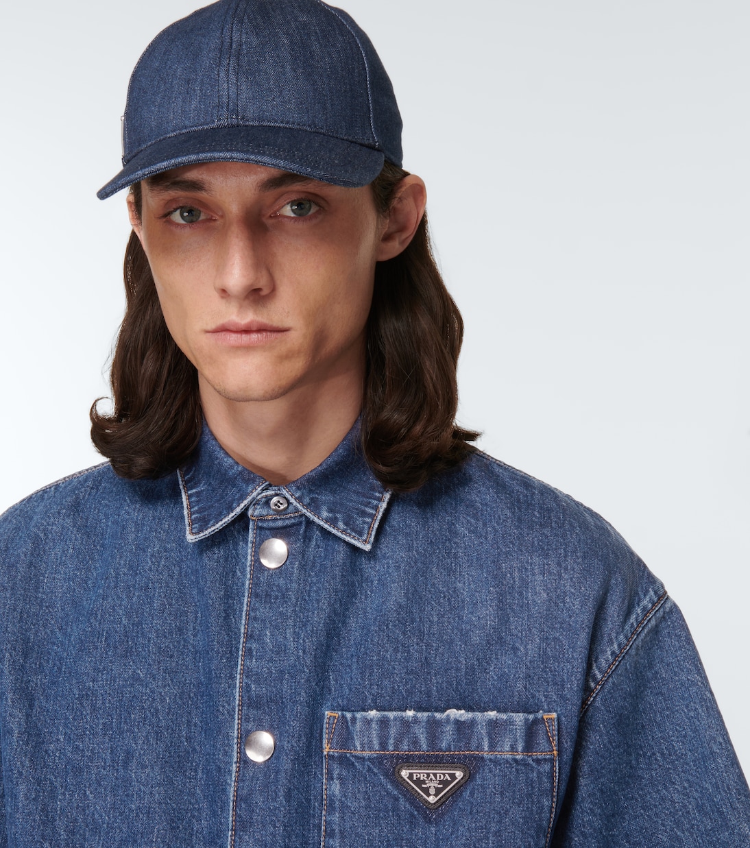 Hemd aus Denim | Prada