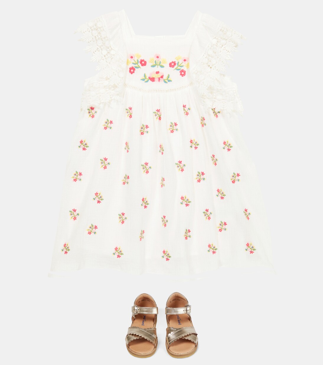Aguila embroidered cotton dress | Louise Misha