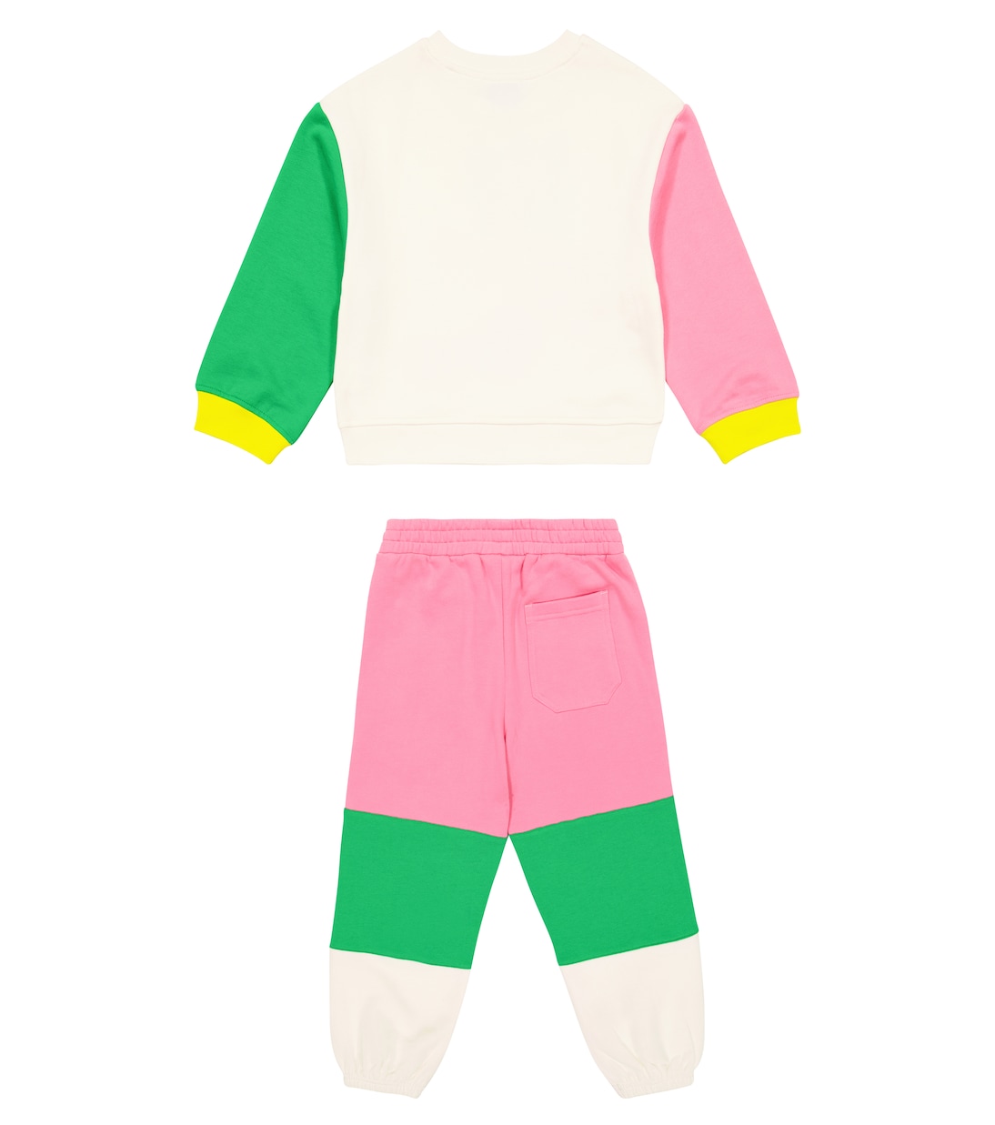 Cotton sweatshirt and sweatpants set | Stella McCartney Kids