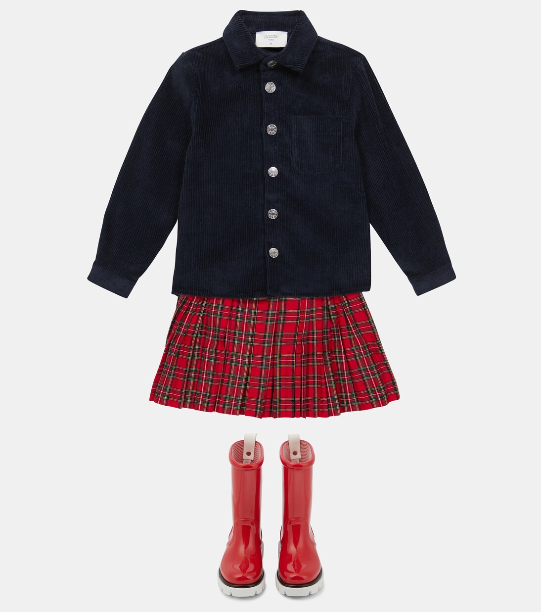 Jupe en coton à carreaux | ERL Kids