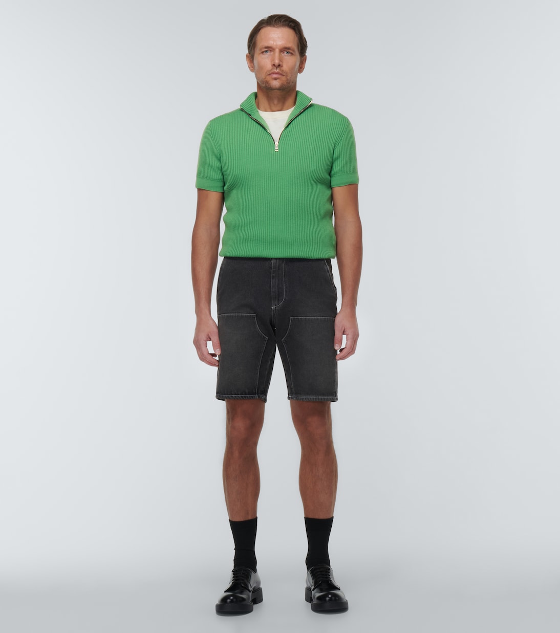 Patchwork denim shorts | Winnie New York