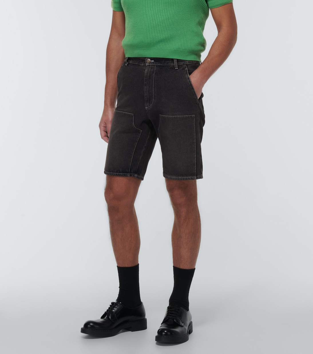 Patchwork denim shorts | Winnie New York