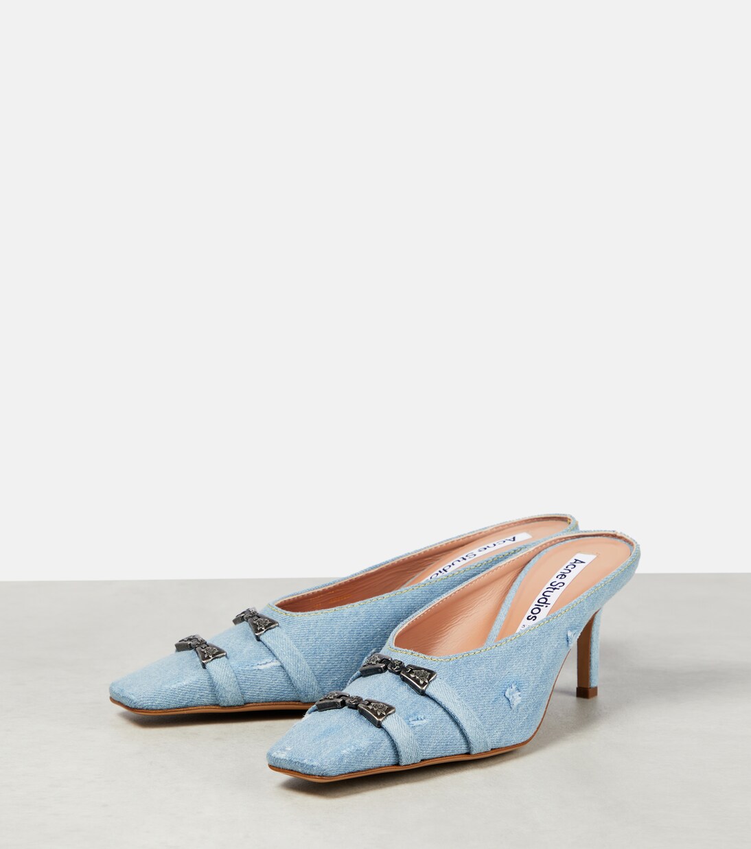 Escarpins en denim à ornements | Acne Studios
