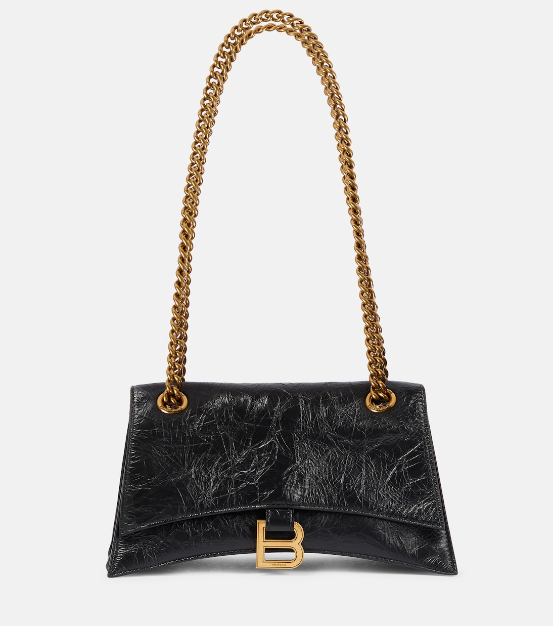 Schultertasche Crush Small aus Leder | Balenciaga