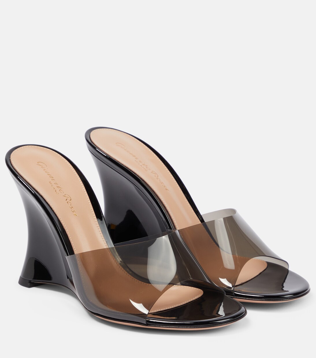 Wedge leather sandals | Gianvito Rossi