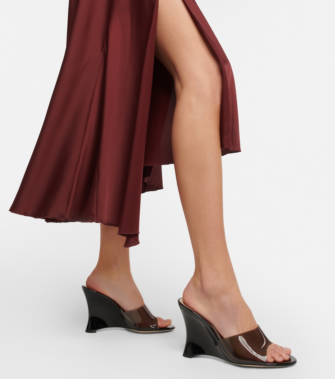 Wedge leather sandals | Gianvito Rossi