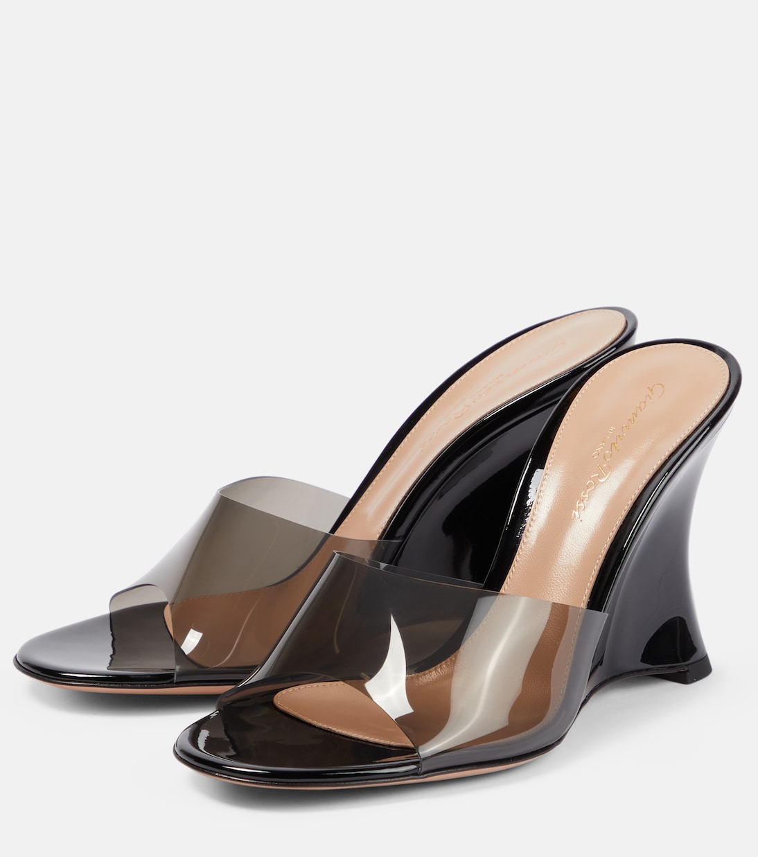 Wedge leather sandals | Gianvito Rossi