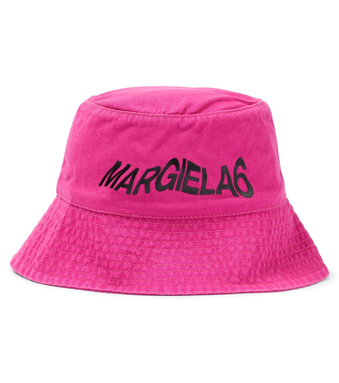 Logo cotton bucket hat | MM6 Maison Margiela Kids